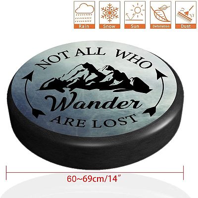 Polyester Tyre Cover AJEW-WH0224-002-1