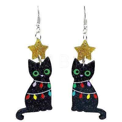 Acrylic Dangle Earrings FS-WG6E261-01-1