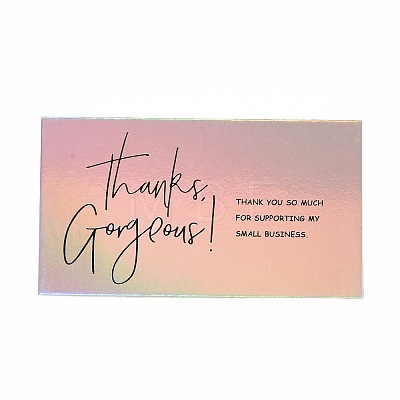 Laser Thank You Card DIY-F120-02D-1