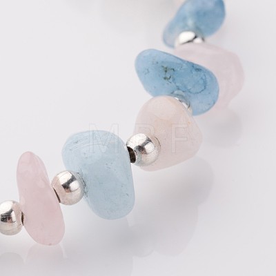 Gemstone Stretch Bracelets X-BJEW-JB02414-05-1