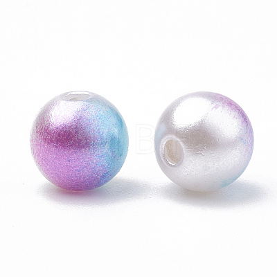 Acrylic Imitation Pearl Beads X-MACR-N001-01-1