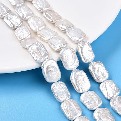 1 Strand Natural Baroque Pearl Keshi Pearl Beads Strands PEAR-SC0001-48-1