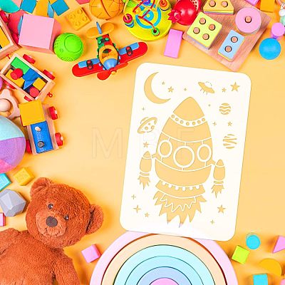 Large Plastic Reusable Drawing Painting Stencils Templates DIY-WH0202-404-1