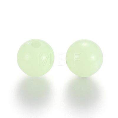 Luminous Acrylic Round Beads LS-LACR-R002-5mm-01-1