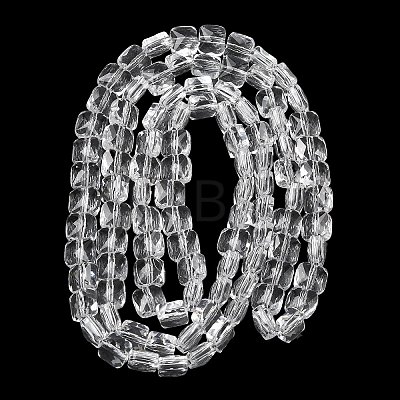 Transparent Glass Beads Strands GLAA-L050-A18-1