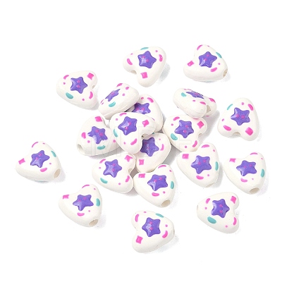 Handmade Porcelain Enamel Beads PORC-K011-02F-1