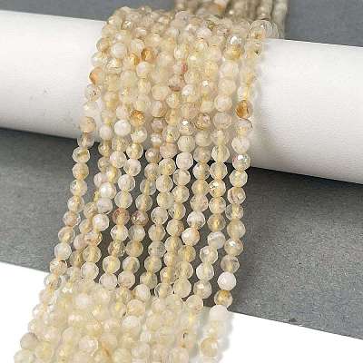 Natural Citrine Beads Strands X-G-H002-A01-01-1