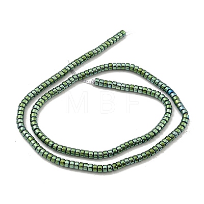 Electroplated Synthetic Non-magnetic Hematite Beads Strands G-K361-A01-01-1