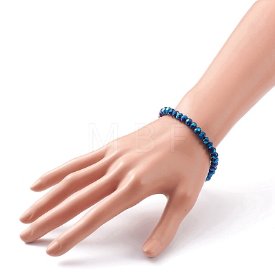 Electroplate Glass Beads Stretch Bracelets BJEW-JB05794-1