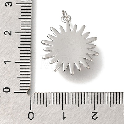 Rack Plating Brass Micro Pave Cubic Zirconia Pendants KK-I720-59P-1-1