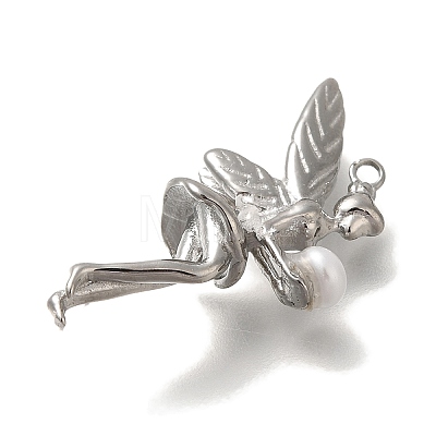 304 Stainless Steel Pendants STAS-P371-016P-1