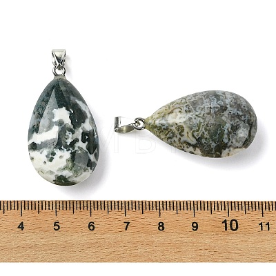 Natural Tree Agate Pendants GG-K002-09L-1