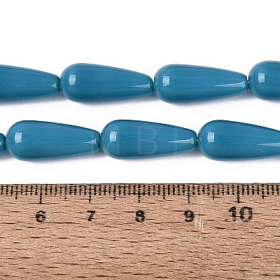 Opaque Glass Beads Strands GLAA-Q113-03A-C04-1