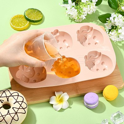 4Pcs 4 Styles Fruit Silicone Molds ST-CJ0043-082-1