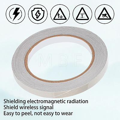 Conductive Fiberglass Fabric Adhesive Tape AJEW-WH0039-47B-1