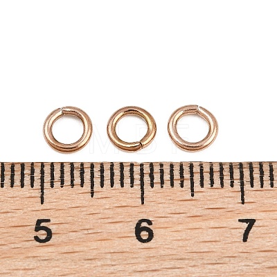 304 Stainless Steel Open Jump Rings SA-CBAF81C-01H-RG-1