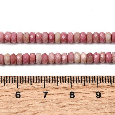 Natural Rhodonite Beads Strands G-G343-A01-2x4mm-1