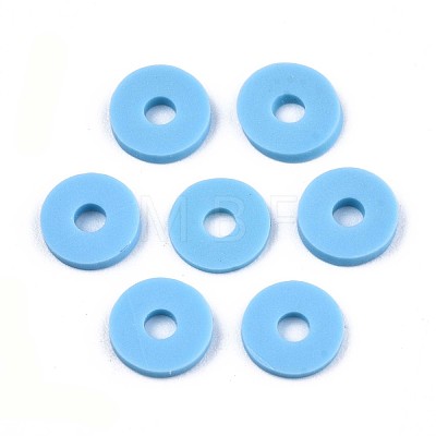 Handmade Polymer Clay Beads CLAY-Q251-8.0mm-69-1