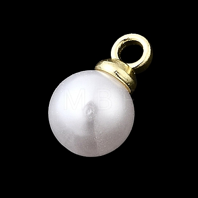 ABS Plastic Imitation Pearl Pendants FIND-H052-01C-04G-1