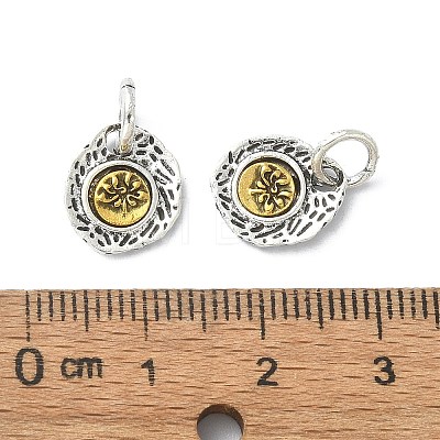 Tibetan Style Alloy Charms PALLOY-Q458-01AG-05-1