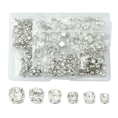 360Pcs 6 Style Sew on Rhinestone KK-FS0001-20P-1