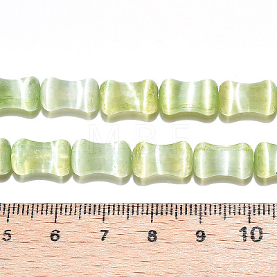 Dyed Natural Selenite Beads Strands G-T138-234E-1