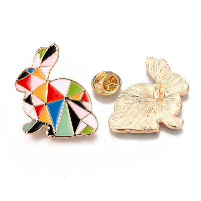 Alloy Enamel Brooches JEWB-N006-066-NR-1