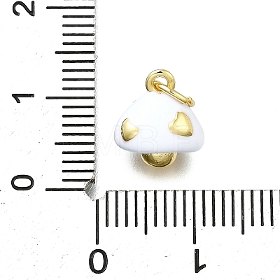 Brass Enamel Charms KK-K400-29G-01-1