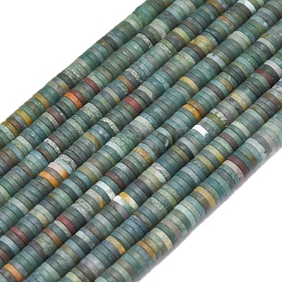 Natural Indian Agate Beads Strands G-P575-B31-6x1mm-1