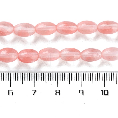 Cherry Quartz Glass Beads Strands G-I369-B22-01B-1