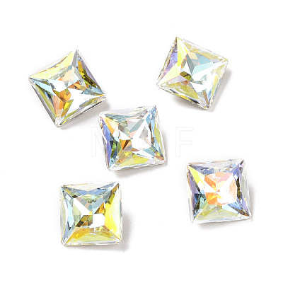 Light AB Style Glass Cabochons RGLA-J039-C-001LA-1