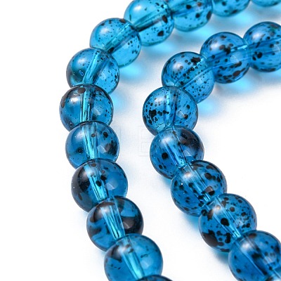 Glass Beads Strands GLAA-C017-8mm-M-1