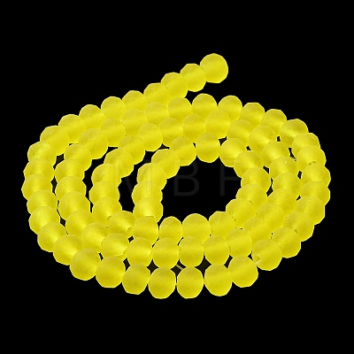 Transparent Glass Beads Strands EGLA-A044-T6mm-MD29-1