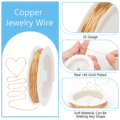 Copper Jewelry Wire CWIR-NB0001-02G-1