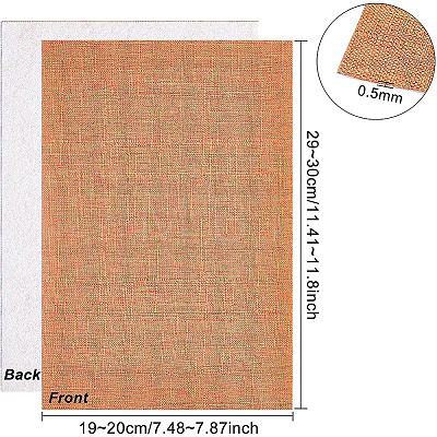 BENECREAT Polyester Imitation Linen Fabric DIY-BC0001-49-1