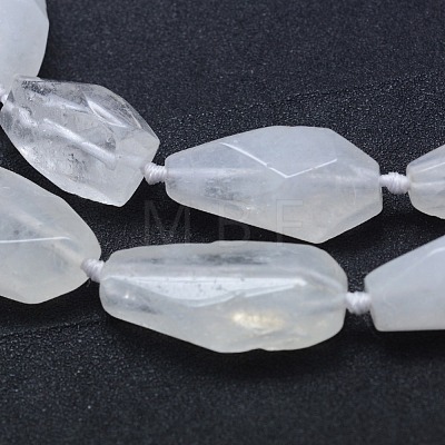 Natural Quartz Crystal Beads Strands G-F531-K05-1