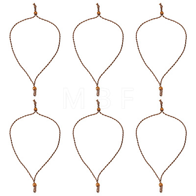 Adjustable Waxed Polyester Cord Necklace Making NJEW-TAC0028-1