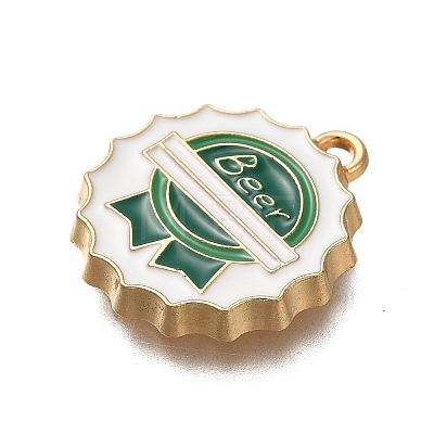 Oktoberfest Theme Alloy Enamel Pendants ENAM-S021-06G-B-1