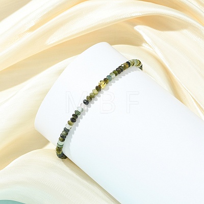 Natural Gemstone Beaded Stretch Bracelets for Women Men BJEW-JB14131-1