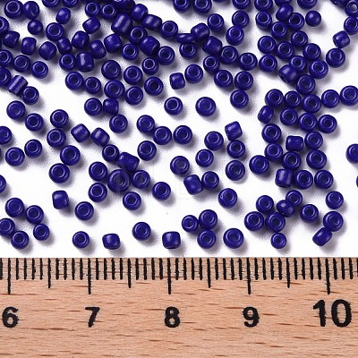 Baking Paint Glass Seed Beads SEED-S001-K6-1