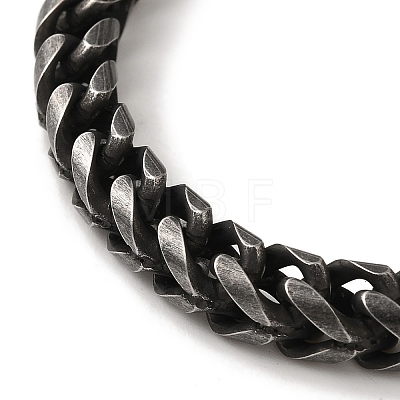 316 Surgical Stainless Steel Wheat Chain Bracelets BJEW-Q349-03B-01-1