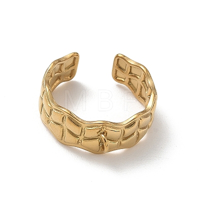 304 Stainless Steel Cuff Open Ring Setting SA-CBA37BC-04G-1