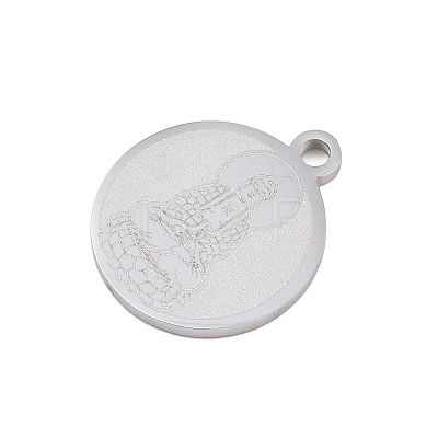 Buddhist 304 Stainless Steel Pendants SA-CBAE30B-02B-P-1