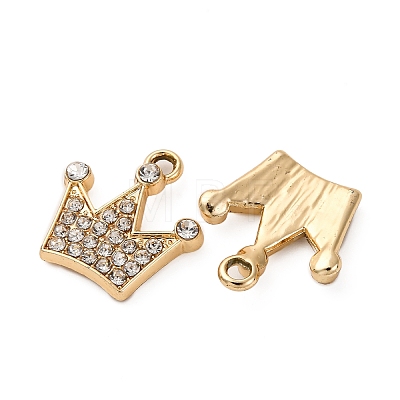 Alloy Rhinestone Pendants X-PALLOY-S052-03G-A-1