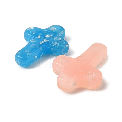 Opaque Resin Pendants RESI-B046-01-1