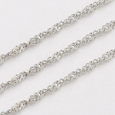 304 Stainless Steel Singapore Chains CHS-K001-16-1
