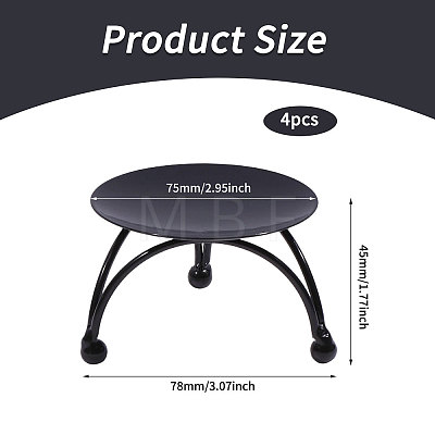 Iron Candle Holder AJEW-WH0077-166-1