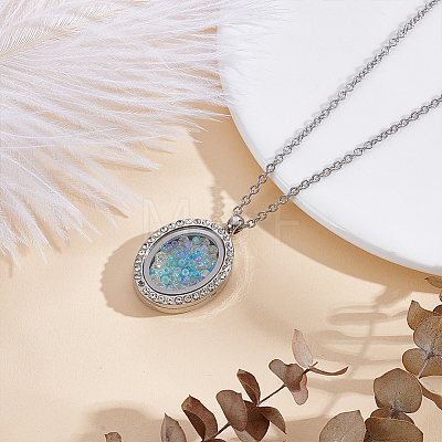 1Pc 304 Stainless Steel Necklace NJEW-NB0001-46-1