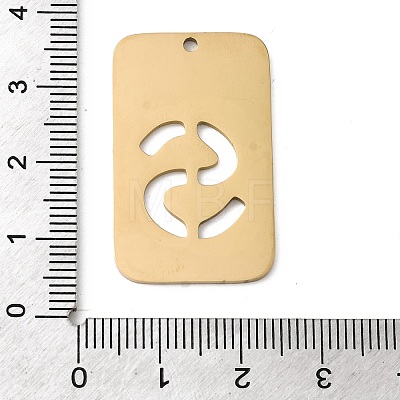304 Stainless Steel Pendants STAS-D200-01S-G-1