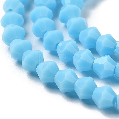 Opaque Solid Color Imitation Jade Glass Beads Strands LS-GLAA-F029-P4mm-12-1
